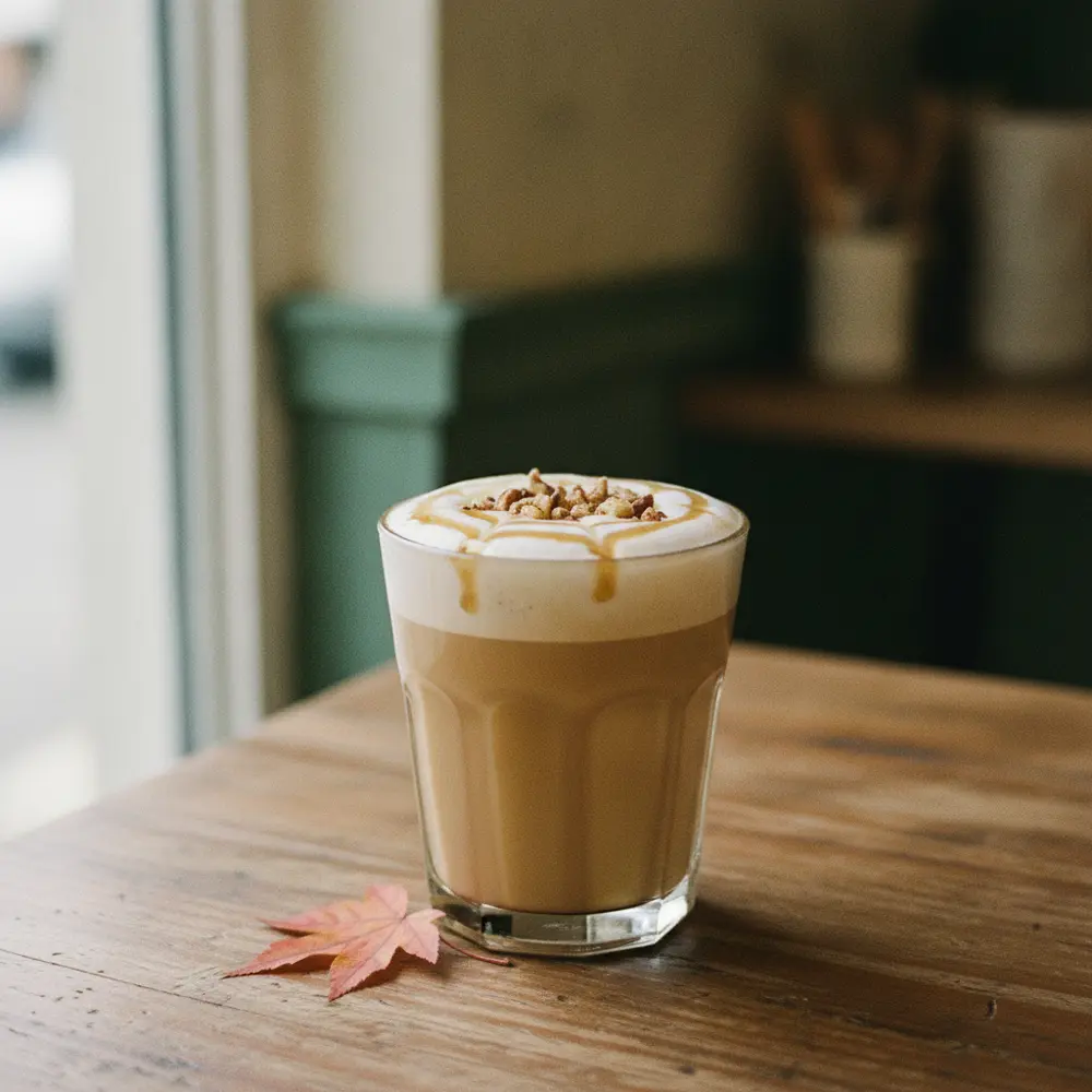 The Harvest Maple Pecan Latte