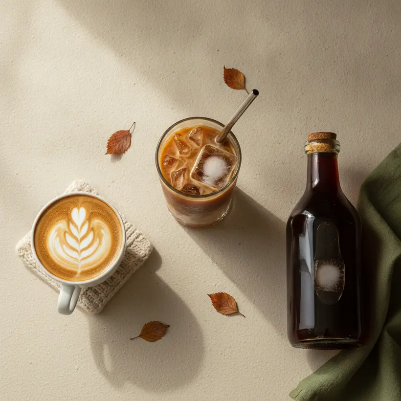 Handcrafted espresso drinks